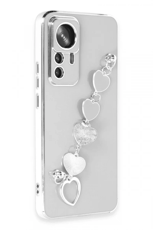 Xiaomi Mi 12T Pro Kılıf Esila Silikon - Beyaz