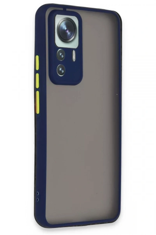 Xiaomi Mi 12T Pro Kılıf Montreal Silikon Kapak - Lacivert