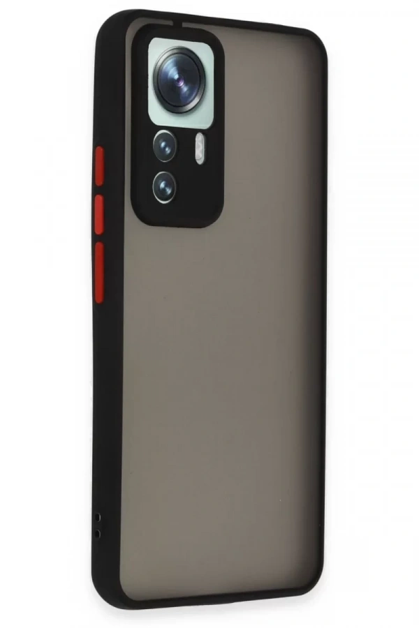 Xiaomi Mi 12T Pro Kılıf Montreal Silikon Kapak - Siyah