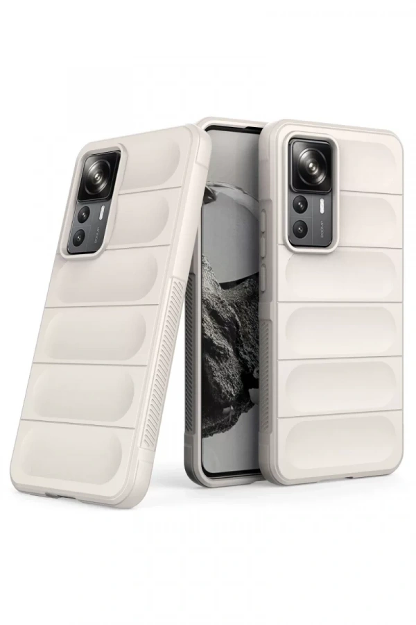 Xiaomi Mi 12T Pro Kılıf Optimum Silikon - Krem