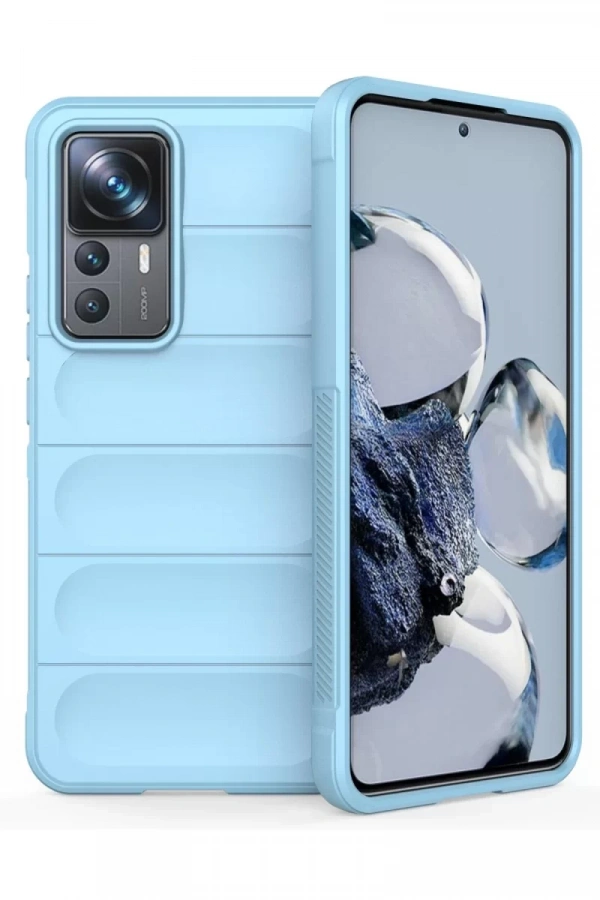 Xiaomi Mi 12T Pro Kılıf Optimum Silikon - Sky Blue