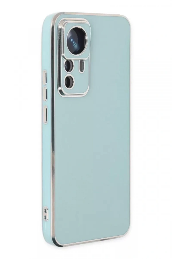 Xiaomi Mi 12T Pro Kılıf Volet Silikon - Açık Yeşil
