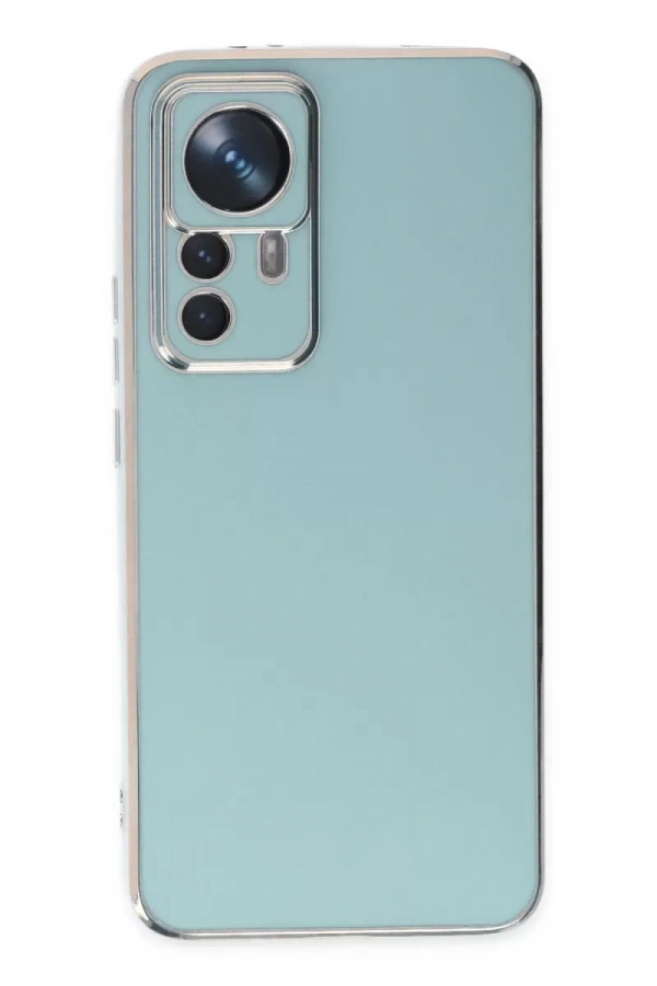 Xiaomi Mi 12T Pro Kılıf Volet Silikon - Açık Yeşil