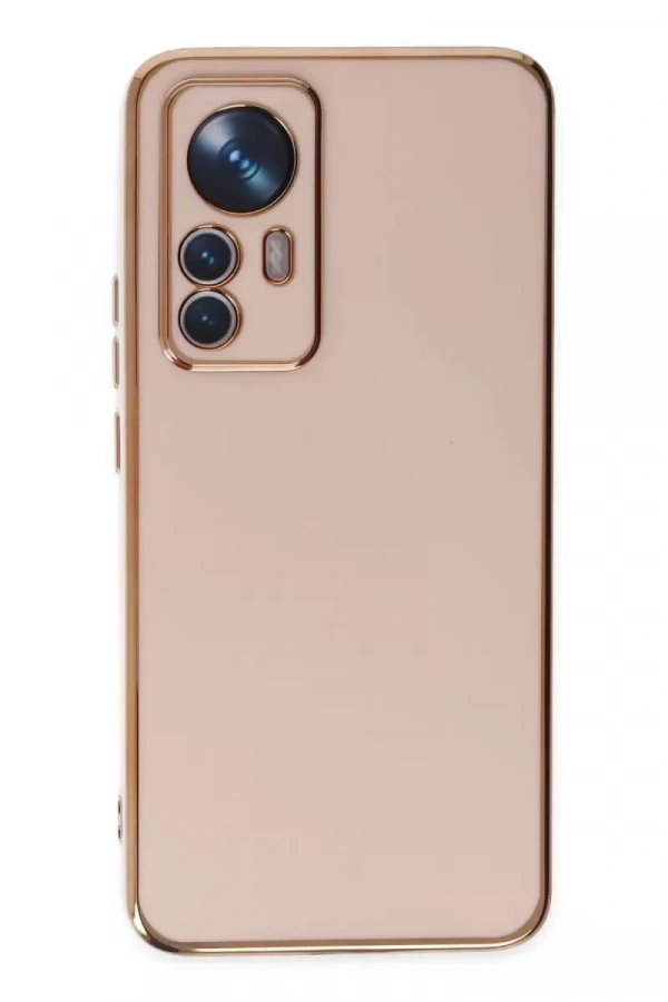 Xiaomi Mi 12T Pro Kılıf Volet Silikon - Pembe