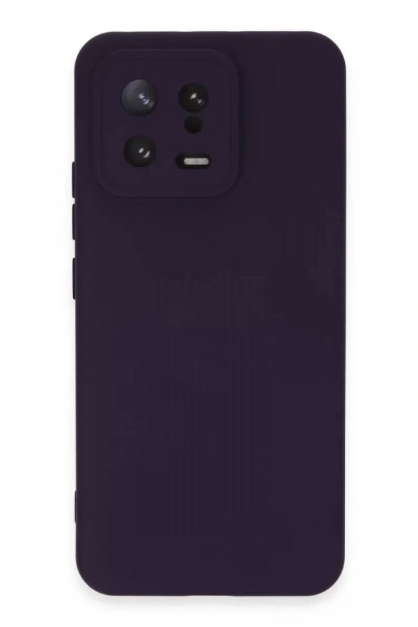 Xiaomi Mi 13 Kılıf Nano içi Kadife Silikon - Mor