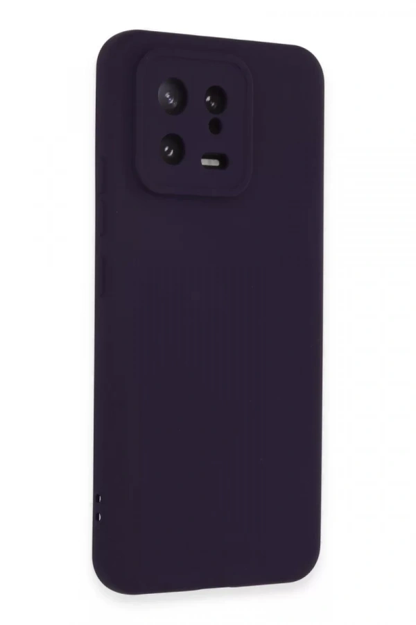 Xiaomi Mi 13 Kılıf Nano içi Kadife Silikon - Mor