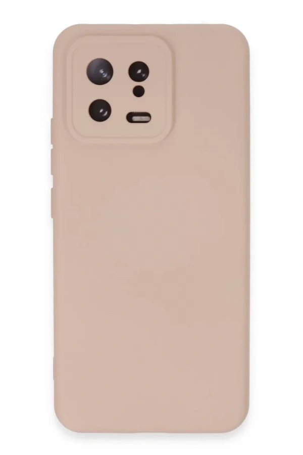 Xiaomi Mi 13 Kılıf Nano içi Kadife Silikon - Pudra