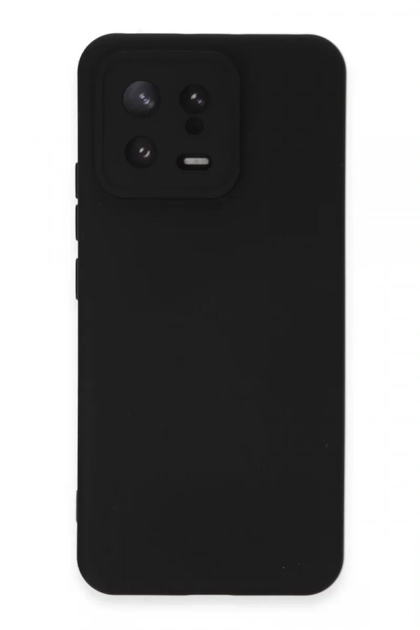 Xiaomi Mi 13 Kılıf Nano içi Kadife Silikon - Siyah