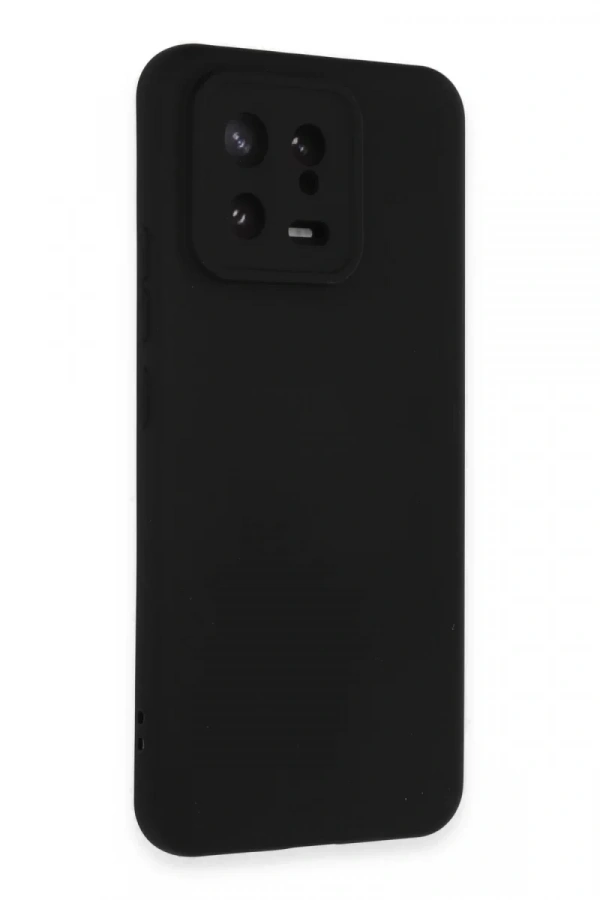 Xiaomi Mi 13 Kılıf Nano içi Kadife Silikon - Siyah