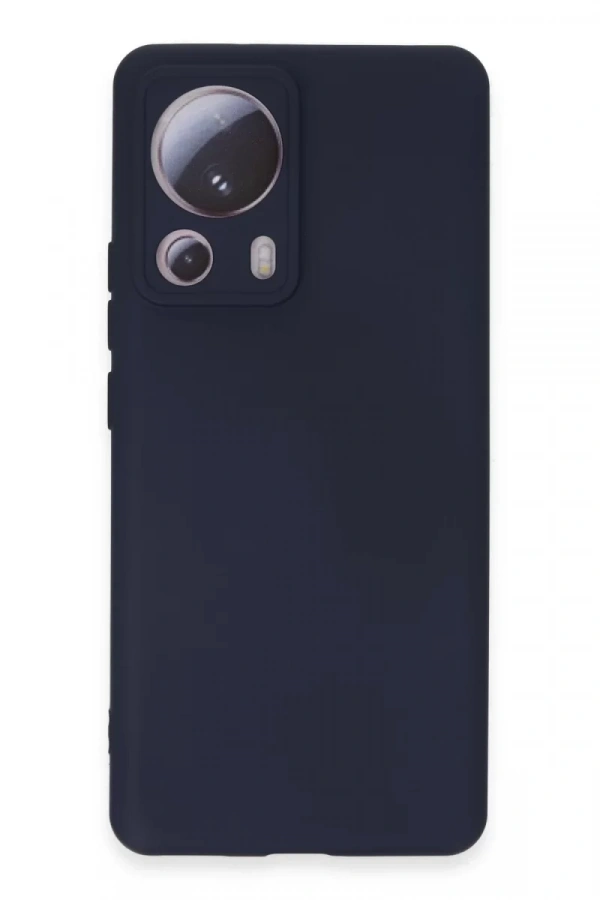 Xiaomi Mi 13 Lite Kılıf Nano içi Kadife Silikon - Lacivert