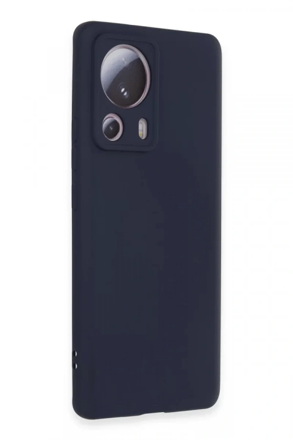 Xiaomi Mi 13 Lite Kılıf Nano içi Kadife Silikon - Lacivert