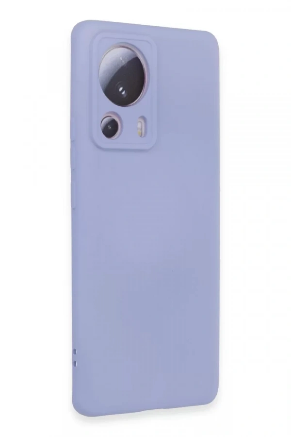 Xiaomi Mi 13 Lite Kılıf Nano içi Kadife Silikon - Lila