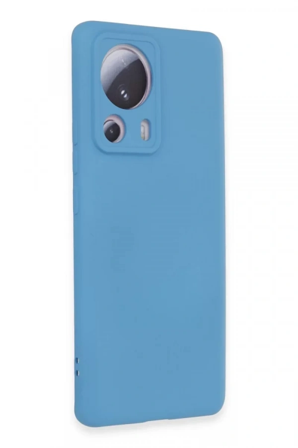 Xiaomi Mi 13 Lite Kılıf Nano içi Kadife Silikon - Mavi