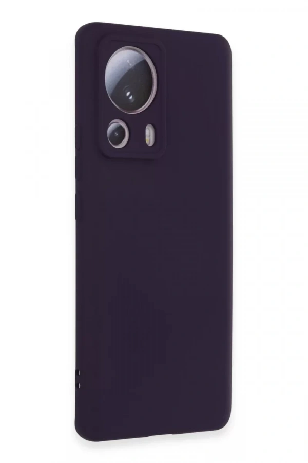 Xiaomi Mi 13 Lite Kılıf Nano içi Kadife Silikon - Mor