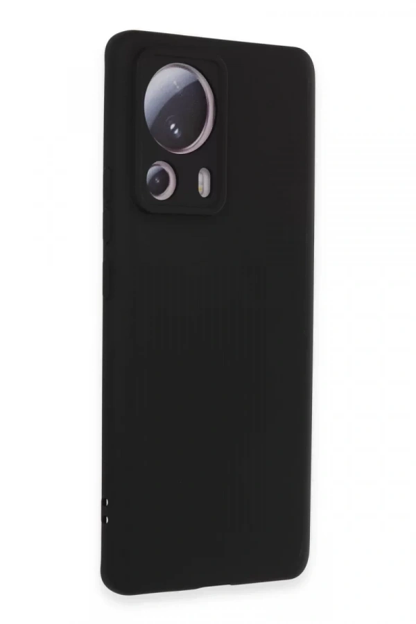 Xiaomi Mi 13 Lite Kılıf Nano içi Kadife Silikon - Siyah