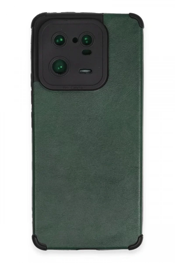 Xiaomi Mi 13 Pro Kılıf Loop Deri Silikon - Yeşil