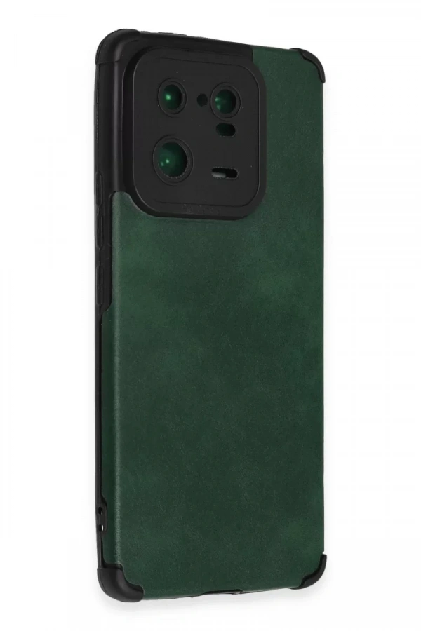 Xiaomi Mi 13 Pro Kılıf Loop Deri Silikon - Yeşil