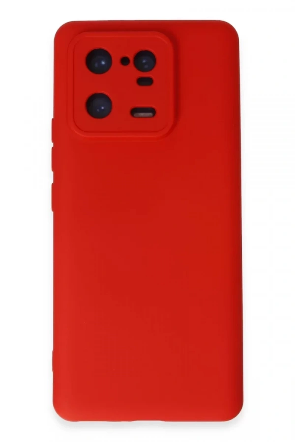 Xiaomi Mi 13 Pro Kılıf Nano içi Kadife Silikon - Kırmızı
