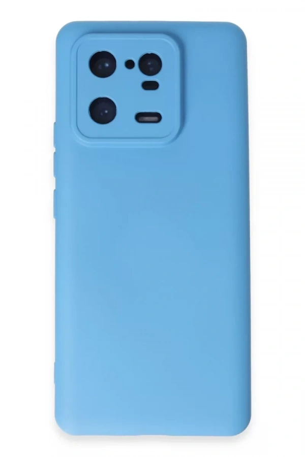 Xiaomi Mi 13 Pro Kılıf Nano içi Kadife Silikon - Mavi