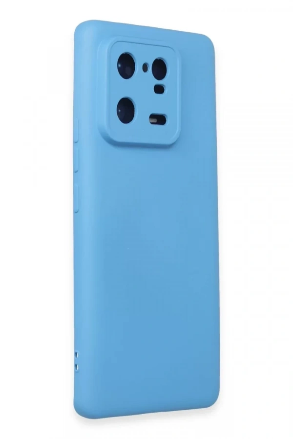 Xiaomi Mi 13 Pro Kılıf Nano içi Kadife Silikon - Mavi