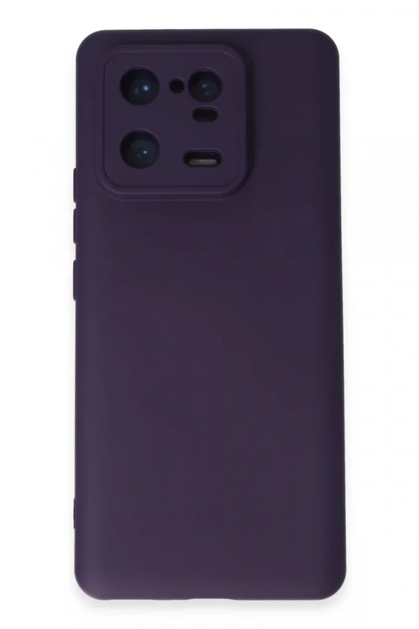 Xiaomi Mi 13 Pro Kılıf Nano içi Kadife Silikon - Mor