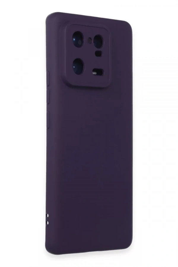 Xiaomi Mi 13 Pro Kılıf Nano içi Kadife Silikon - Mor