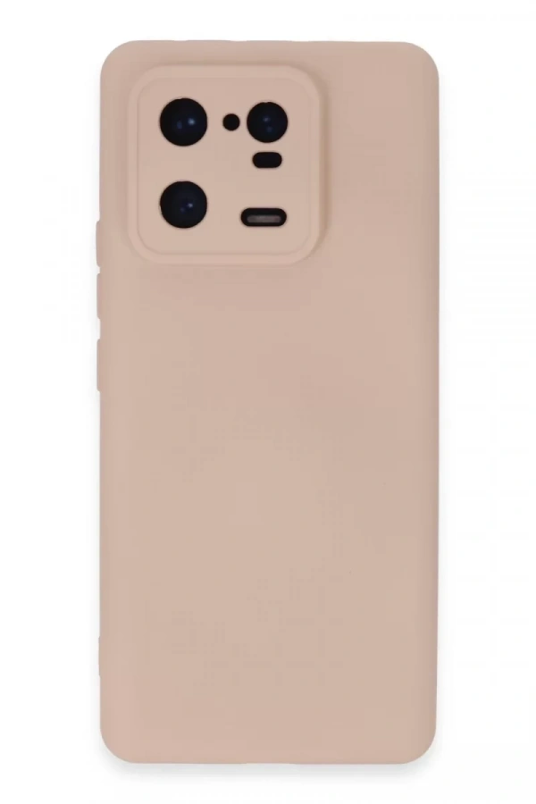 Xiaomi Mi 13 Pro Kılıf Nano içi Kadife Silikon - Pudra