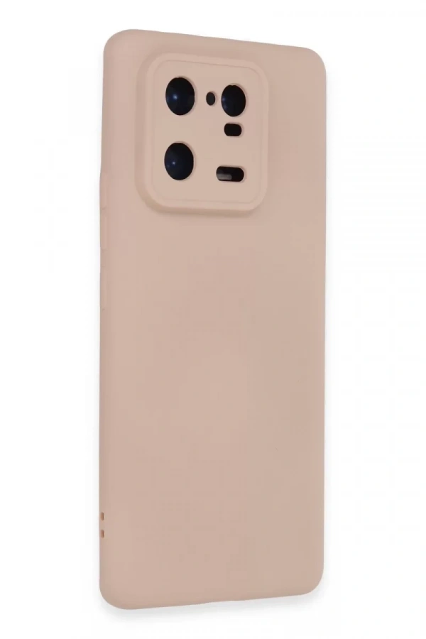 Xiaomi Mi 13 Pro Kılıf Nano içi Kadife Silikon - Pudra