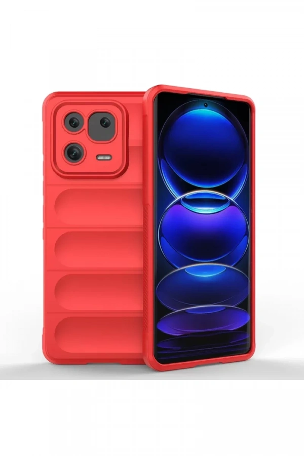 Xiaomi Mi 13 Pro Kılıf Optimum Silikon - Kırmızı