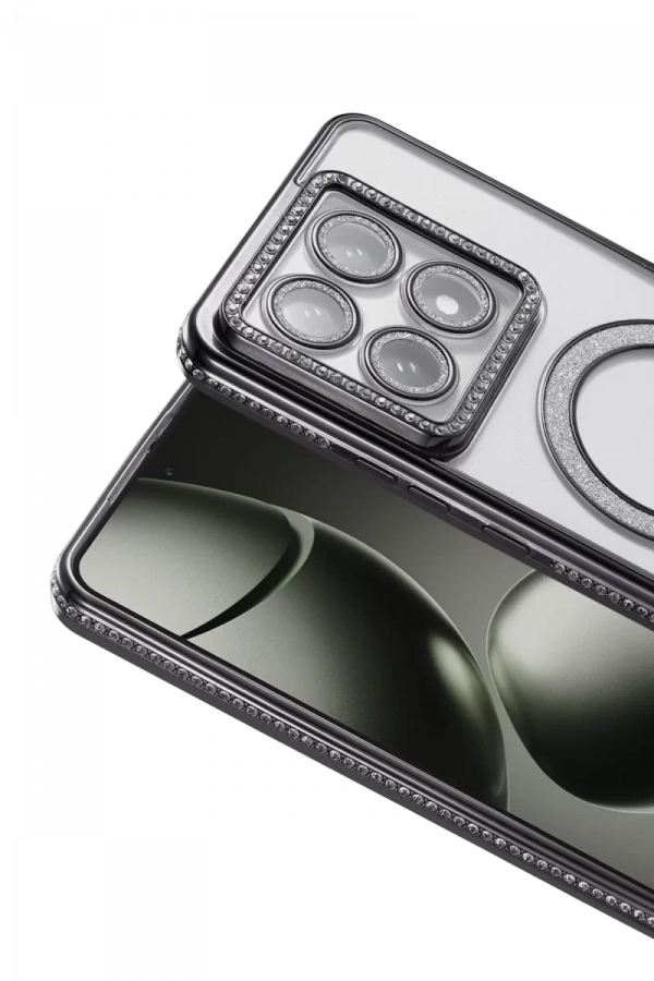 Xiaomi Mi 14T Pro Joke Simli Magneticsafe Kılıf - Siyah