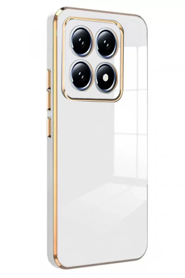 Xiaomi Mi 14T Pro Volet Silikon - Beyaz