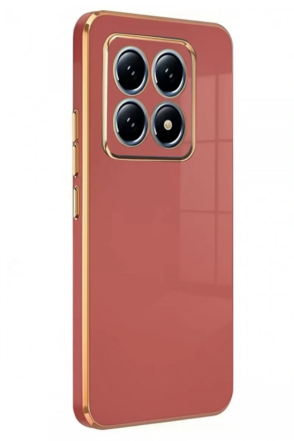 Xiaomi Mi 14T Pro Volet Silikon - Kırmızı