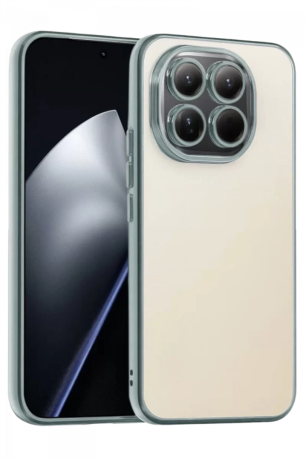 Xiaomi Mi 15 Lensli Silikon - Gümüş