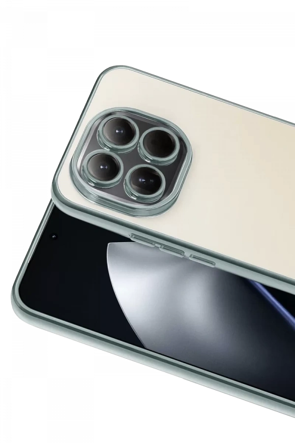 Xiaomi Mi 15 Lensli Silikon - Gümüş