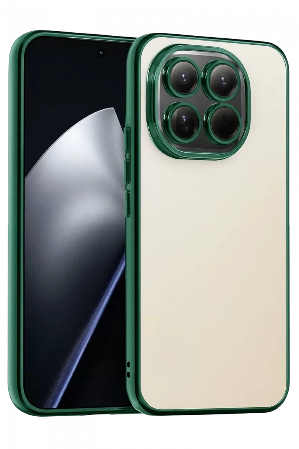 Xiaomi Mi 15 Lensli Silikon - Yeşil