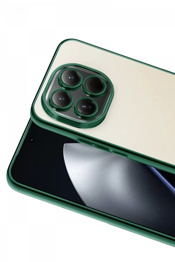 Xiaomi Mi 15 Lensli Silikon - Yeşil