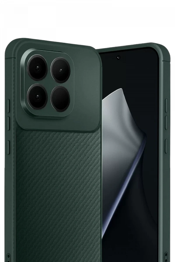 Xiaomi Mi 15T Auto Focus Karbon Kapak - Koyu Yeşil