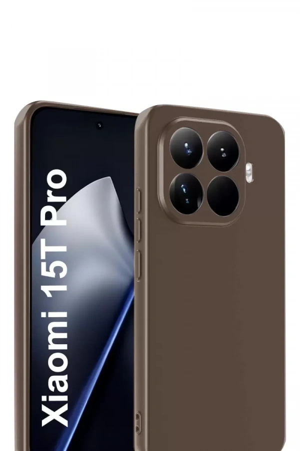 Xiaomi Mi 15T Pro First Silikon - Kahverengi