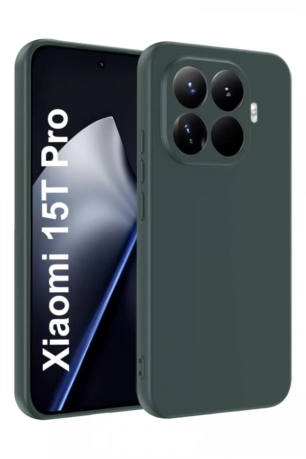 Xiaomi Mi 15T Pro First Silikon - Koyu Yeşil