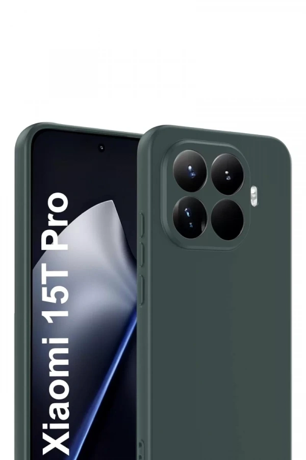 Xiaomi Mi 15T Pro First Silikon - Koyu Yeşil