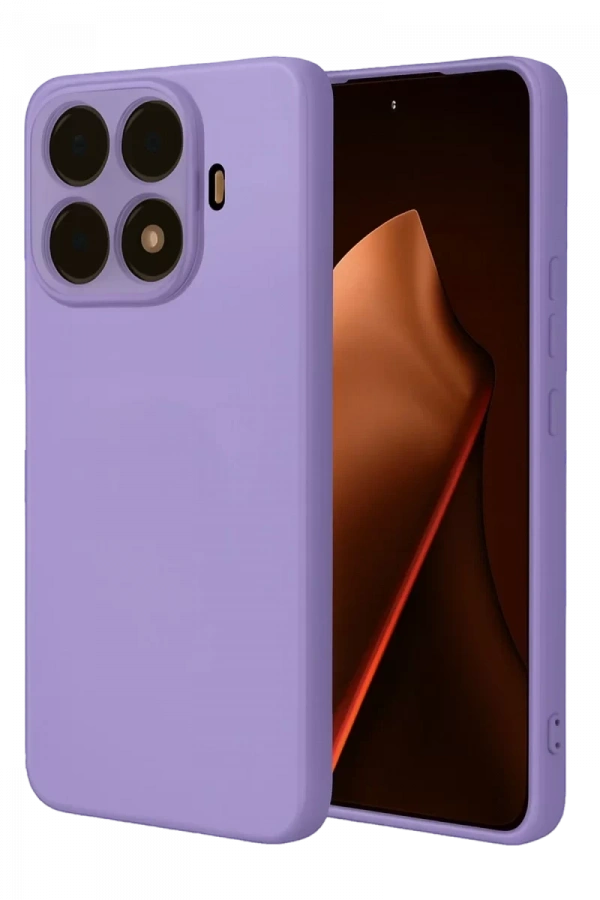 Xiaomi Mi 15T Pro Nano içi Kadife Silikon - Lila