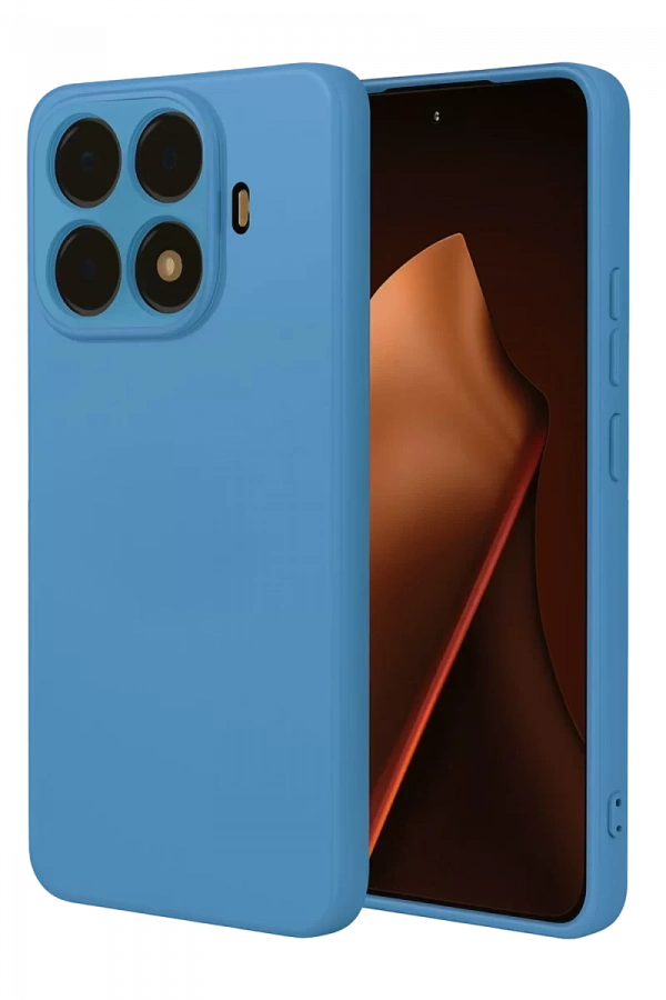 Xiaomi Mi 15T Pro Nano içi Kadife Silikon - Mavi