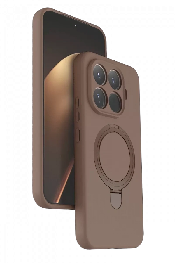 Xiaomi Mi 15T Pro Regal Magsafe Standlı Kapak - Çöl Titanyum