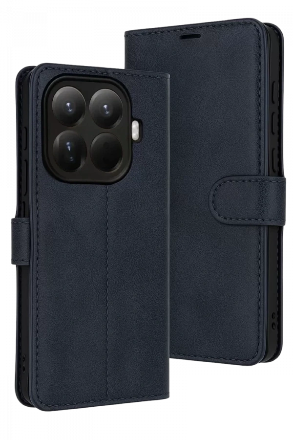 Xiaomi Mi 15T Pro Trend S Plus Kapaklı Kılıf - Lacivert