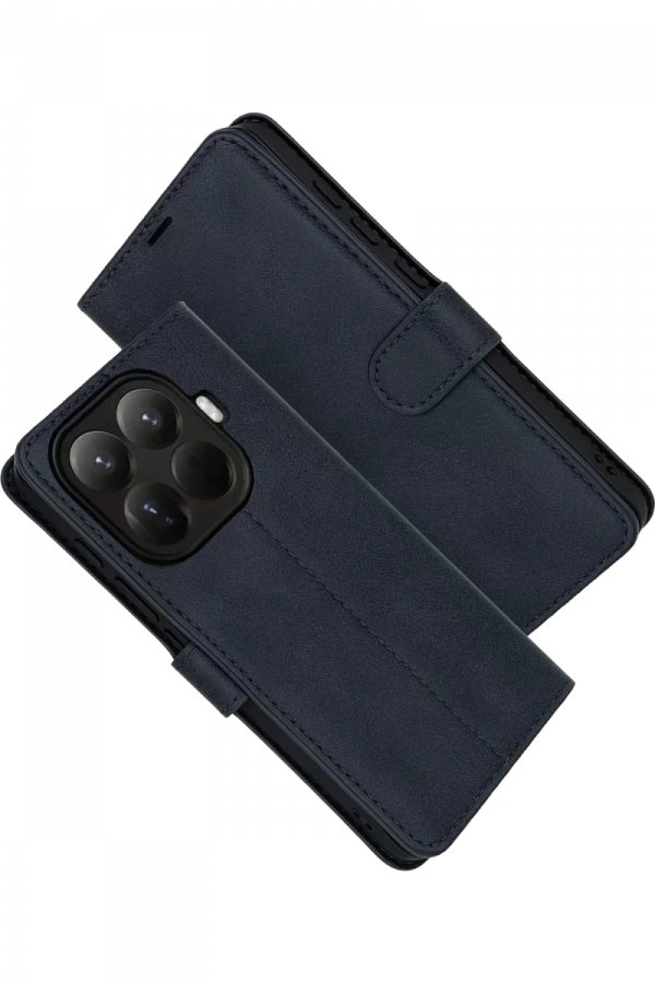 Xiaomi Mi 15T Pro Trend S Plus Kapaklı Kılıf - Lacivert