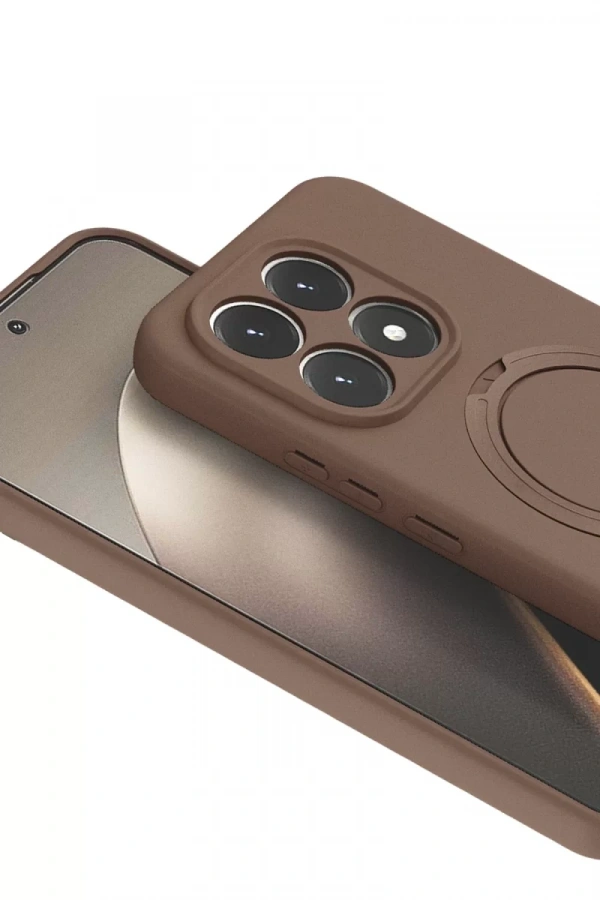 Xiaomi Mi 15T Regal Magsafe Standlı Kapak - Çöl Titanyum