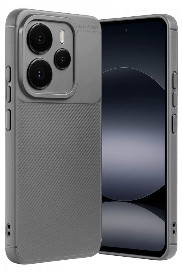 Xiaomi Note 14 5G Auto Focus Karbon Kapak - Gri