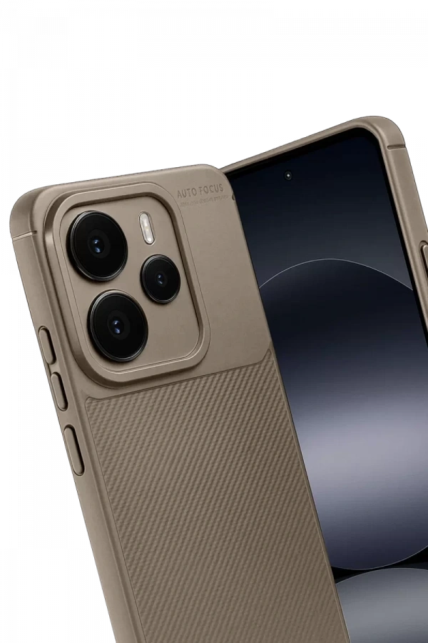 Xiaomi Note 14 5G Auto Focus Karbon Kapak - Kahverengi