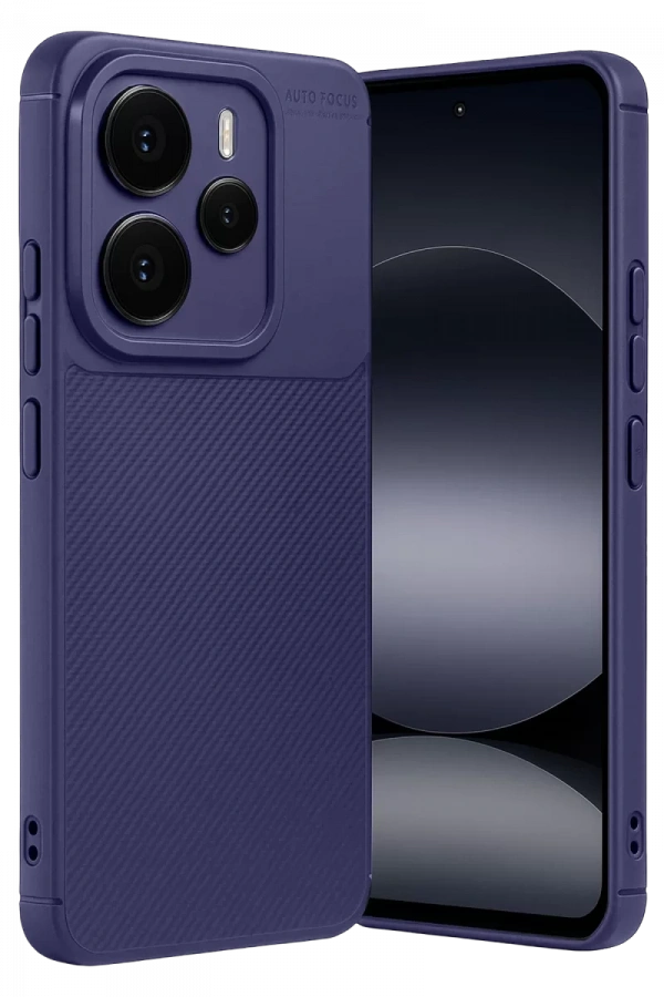 Xiaomi Note 14 5G Auto Focus Karbon Kapak - Lacivert