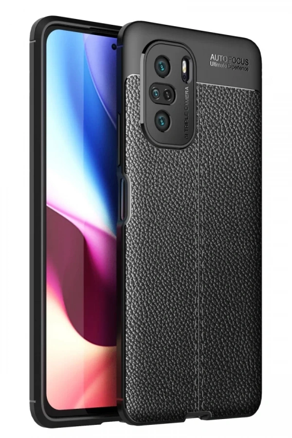 Xiaomi Poco F3 Kılıf Auto Focus Kapak - Siyah